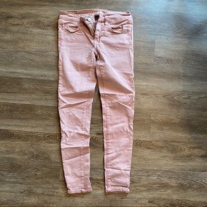 American Eagle Pink Jeans Size 4